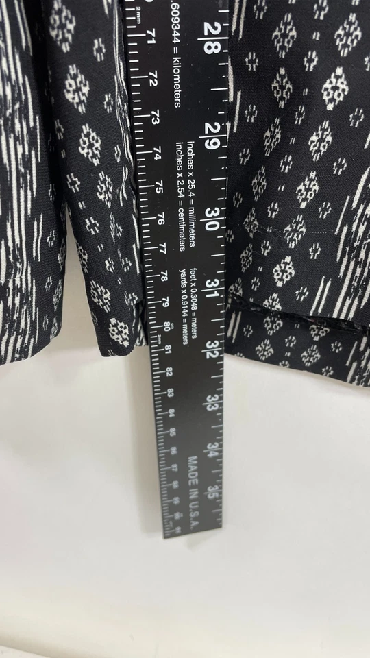 Pantalones Palazzo MAURICES para mujer talla 2 negros tejidos de viaje pierna ancha. Foto 4 de 4