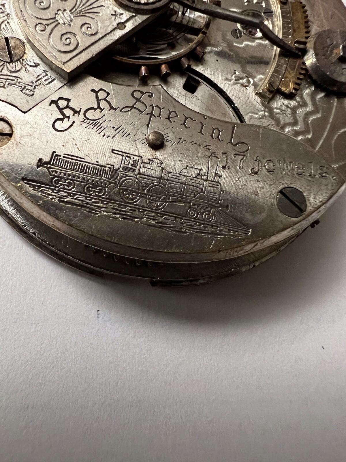 Antique Pocket Watch Movement, Size 18 eBay