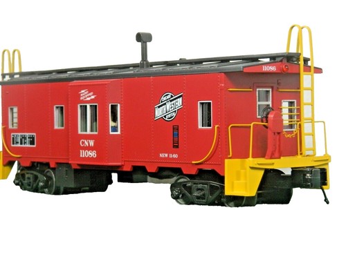 Pfm Illinois Central Wood Caboose 9213 Model Train Railroad Car
