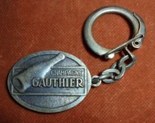 GAUTHIER Champagne Bottle Metal Key Ring