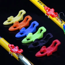 10pcs Hook Keeper Fishing Rod Pole Easy Safe Holder Hanger Lure Bait Tackle Set