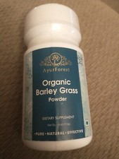 AyurForest Premium Quality Organic Barley Grass Powder Energy NEW SEALED 05/23
