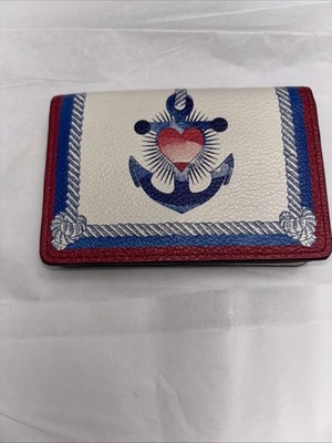 Brighton Anchor & Soul Nautical Leather Card Case Style: E3161N MSRP: $80 NWT