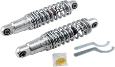 Drag Specialties 1310-1671 Premium Ride-Height Adjustable Shocks 13" Chrome H...