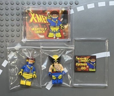 Earthly Brick Minifigure Wolverine And Cyclops Custom Suit