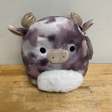 Squishmallows Greggor Moose 9  Plush Furry Belly Kellytoy S8 1349 Purple NWT