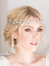 Bridal Hair Accessories Crystal Headband Hair Vine Diadem Evening Hair Piece ...