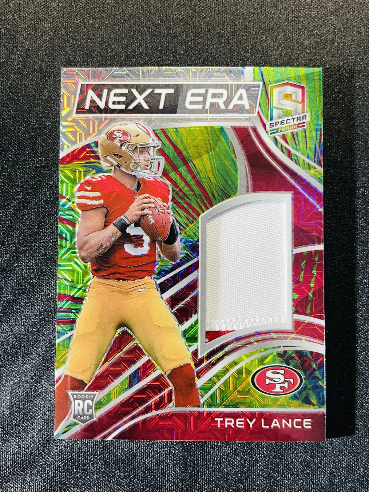 Trey Lance Panini Spectra Next ERA Relics #NETRL Meta