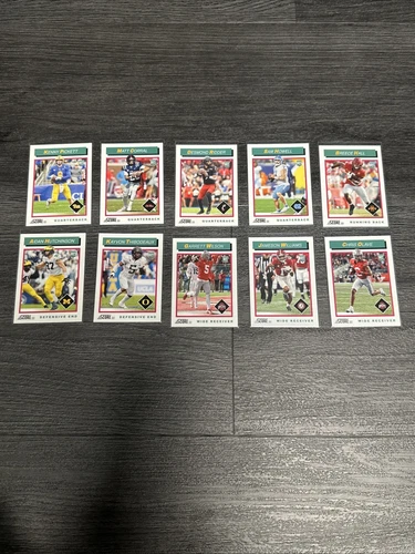 2022 Panini Score Football Throwback Rookie - Complete Your Set Choose Your Card