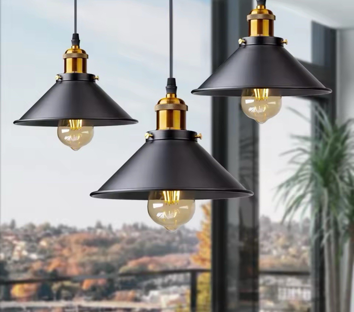 3 Vintage Ceiling Lights Lamp Pendant Light Bedroom Kitchen Bulbs Not Included