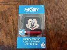 New Disney MICKEY MOUSE Bitty Box Bluetooth Speaker with Keychain