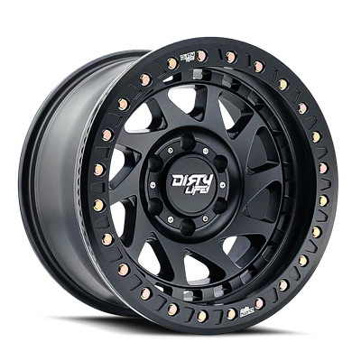 DIRTY LIFE ENIGMA RACE 9313 MATTE BLACK 17X9 6-139.7 -38MM 106MM