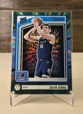 2024-25 Donruss #239 Zach Edey Holo Green Laser Rated Rookie RC Grizzlies