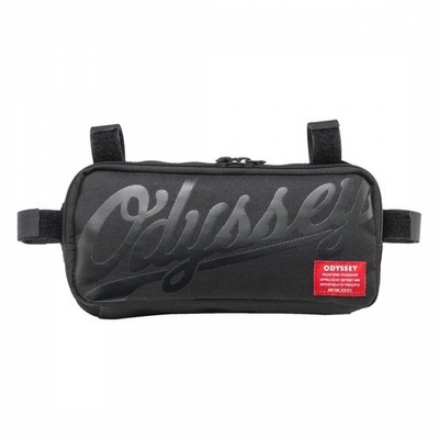 Odyssey Switch Pack V2 Black Hook and Loop Bicycle Frame & Handlebar Bag with