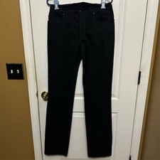 Versace Collection Men's Black Straight Jeans Size 32 NWT