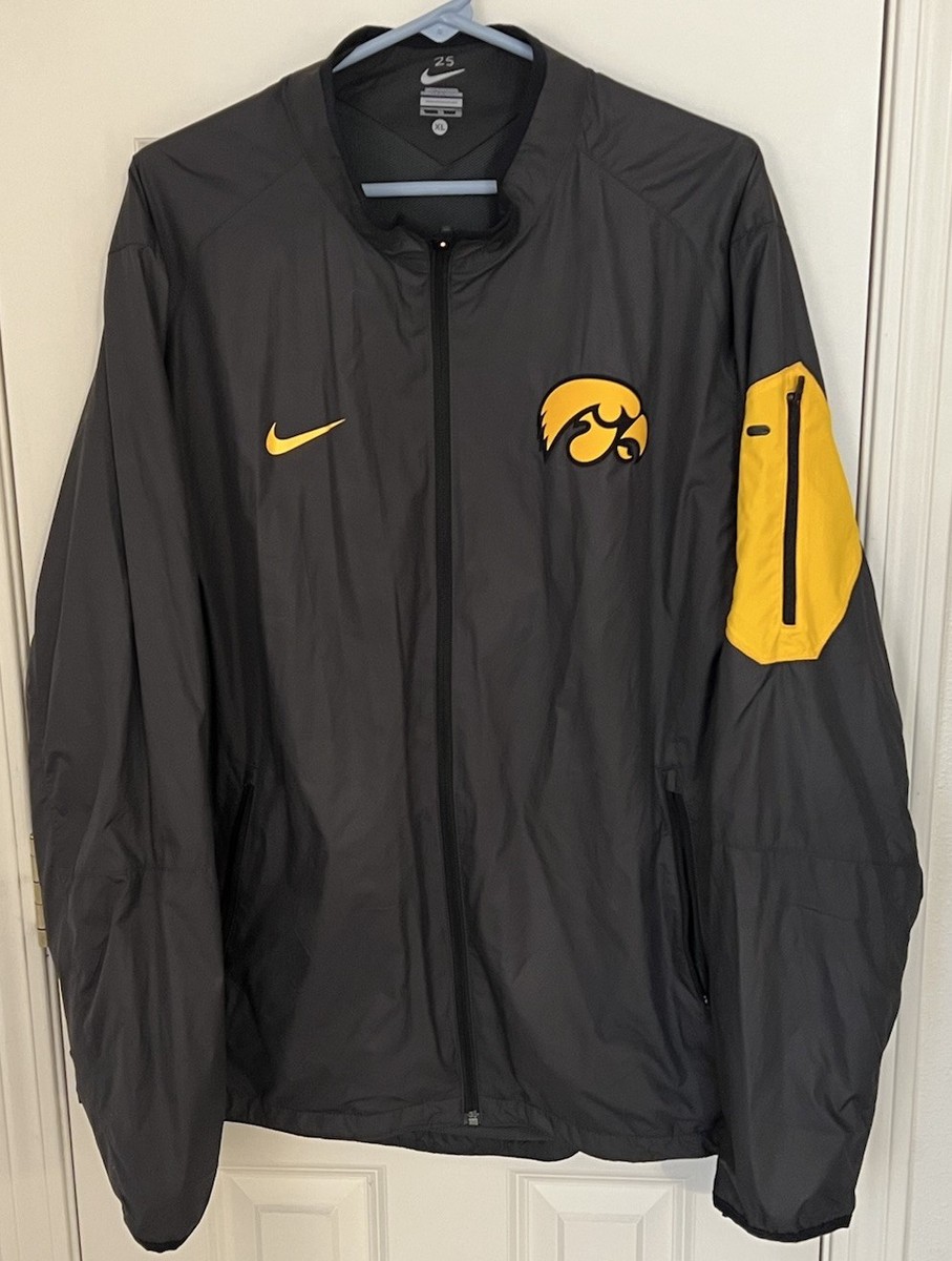 Iowa Hawkeyes Football Jacket Windbreaker Team Issued Nike XL | eBay