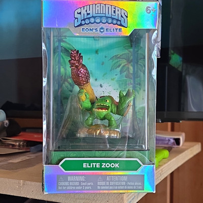 Skylanders Eon's Elite Zook Character Figure, In Box, MPN 87605 (2015)