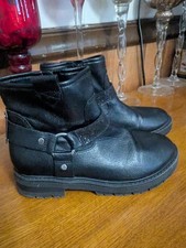 Girls Size 3 Black Ankle Boots