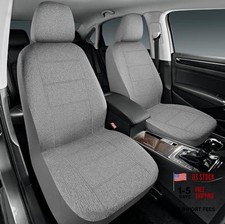 Car Seat Covers for Front Seat, Low Back Heavy Duty Front Low Back gray