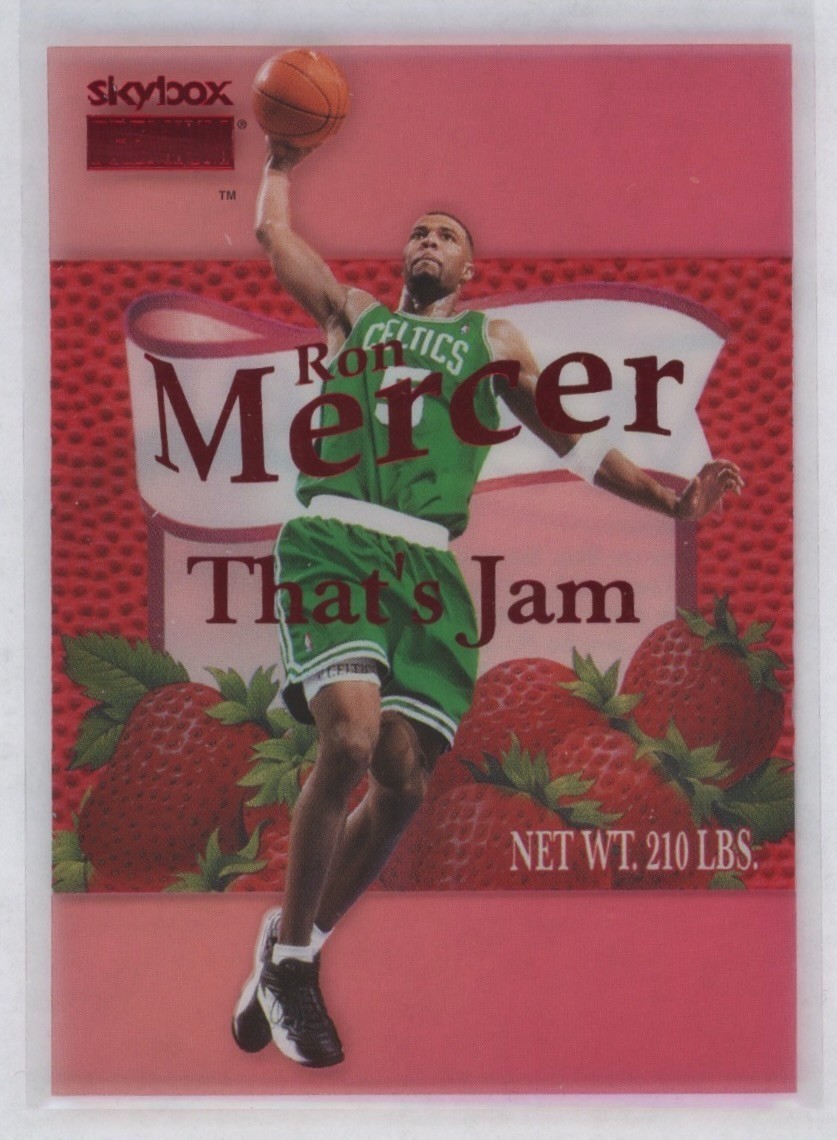 1998-99 SkyBox Premium That's Jam Ron Mercer Insert #5 Boston Celtics