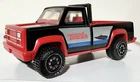 Vintage Tonka Pickup Toy Truck Speedboat Series Red Black Stripes 7.5” Made USA