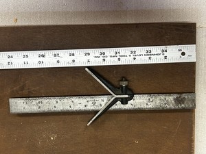 Brown & Sharpe Center Head with 12" Rule