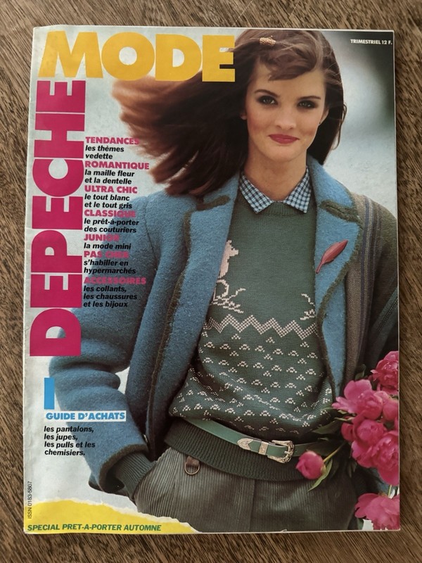 DEPECHE MODE French Fashion MAGAZINE 1980