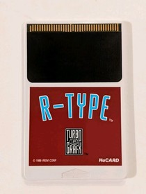 R-Type -- TurboGrafx-16 -- Irem Corp -- NEC -- Classic Shooting Game 
