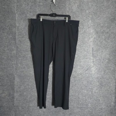 TravisMathew Right On Time Pants Mens 40 Black Golf Performance Stretch Trousers