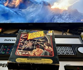 INTELLIVISION BLOCKADE RUNNER W/BOX /CART &MANUAL ONLY  CLEANED & TESTED 3/27/26