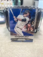 2015 Panini Prizm - Brandon Belt #5 Blue Prizm /75