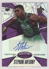 2015 Certified Signatures Mirror Purple 6/25 Stephone Anthony #CS-SA Auto 0aa