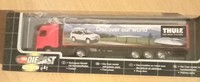 Mercedes-Benz Actros Koffer-Sattelzug In Rot \Thule\", Dickie, Ovp, 1:87"