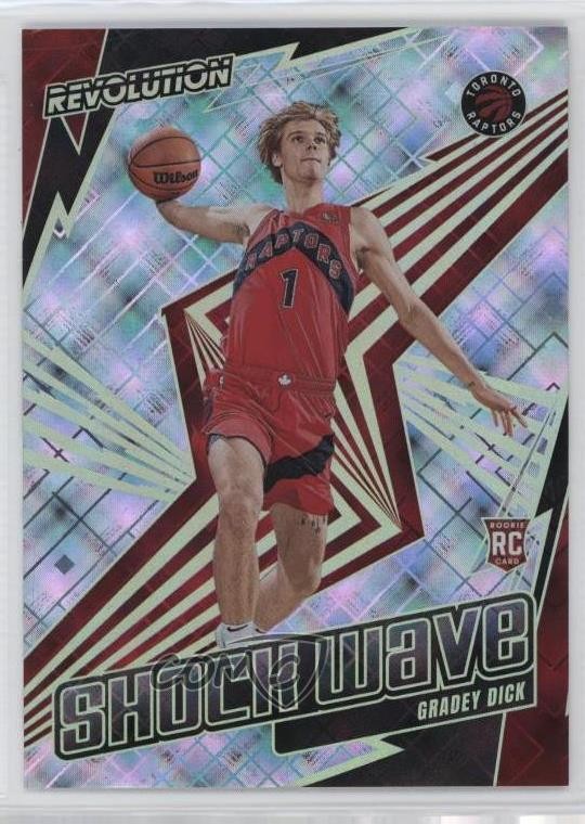 2023-24 Panini Revolution Shock Wave Cosmic 99/99 Gradey Dick #12 0c3