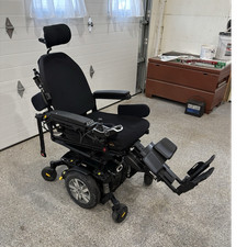 Quantum Edge 2.0 Power Wheelchair Joystick Adjustable Height Black