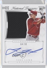2015 Panini National Treasures Rookie Silhouette 64/99 Jake Lamb #49 Auto 4h4
