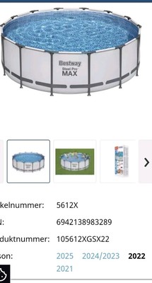 Best Way POOL Komplettset Größe 427×122 im Durchmesser!   Neu, original verpackt