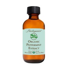 Extrait De Menthe Poivrée Bio 2 Oz Par Flavorganics