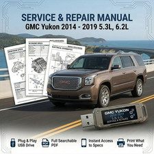 GMC YUKON 2014 2015 2016 2017 2018 2019 SERVICE REPAIR WORKSHOP MANUAL ON USB