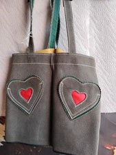 Girls 2 Toddler, Oktoberfest,Germany,Trachten,KIDS,shorts,Lederhosen. 2 Hearts
