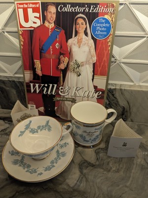  Buckingham Palace 1994 Tea Cup Saucer Mug Set Royal Collection+ Will & Kate...