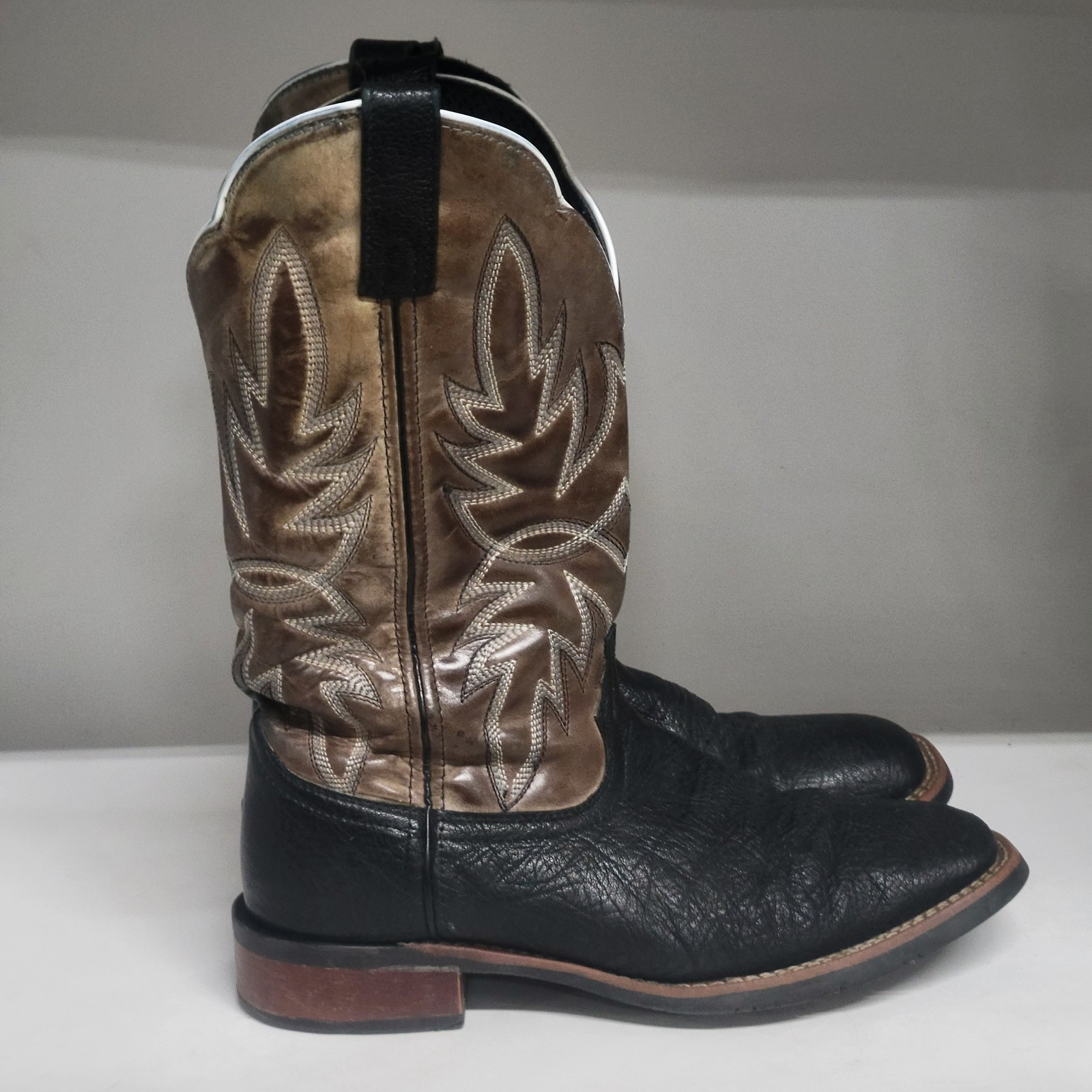 Laredo Isaac Western Boot Black Mens Size 9D