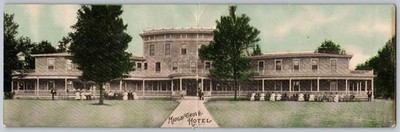 Maple Grove Hotel Chillicothe Ohio Panoramic Postcard 1908 Sulphur Lick
