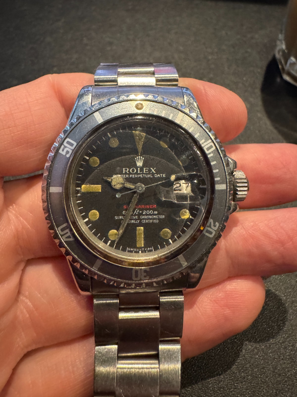 Rolex Red Submariner 1680 Aluminium Ghost