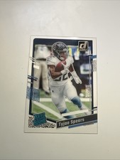 2023 Panini Clearly Donruss Rated Rookie Tyjae Spears #88 Rookie RC. Fb3