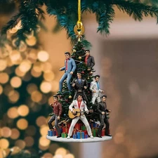 Elvis Presley Custom Shape 2-sided Acrylic Ornament Acrylic 3.5 inch x 3.5inch