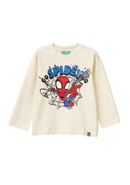 United Colors Of Benetton Jungen T-Shirt Beige GrößE M/L 2-image