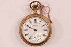 Antique Elgin Gold Filled Pocket Watch Pre-Owned Runs (43-53)
