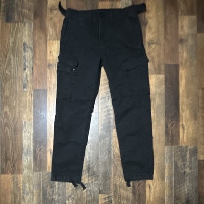 American Eagle Outfitters AE Extreme Flex Black Skinny Cargo Pants 31W