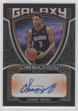 2020-21 Panini Obsidian Galaxy Electric Etch Orange 5/25 Chuma Okeke Auto 5y5